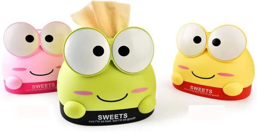 جعبه دستمال کاغذی قورباغه