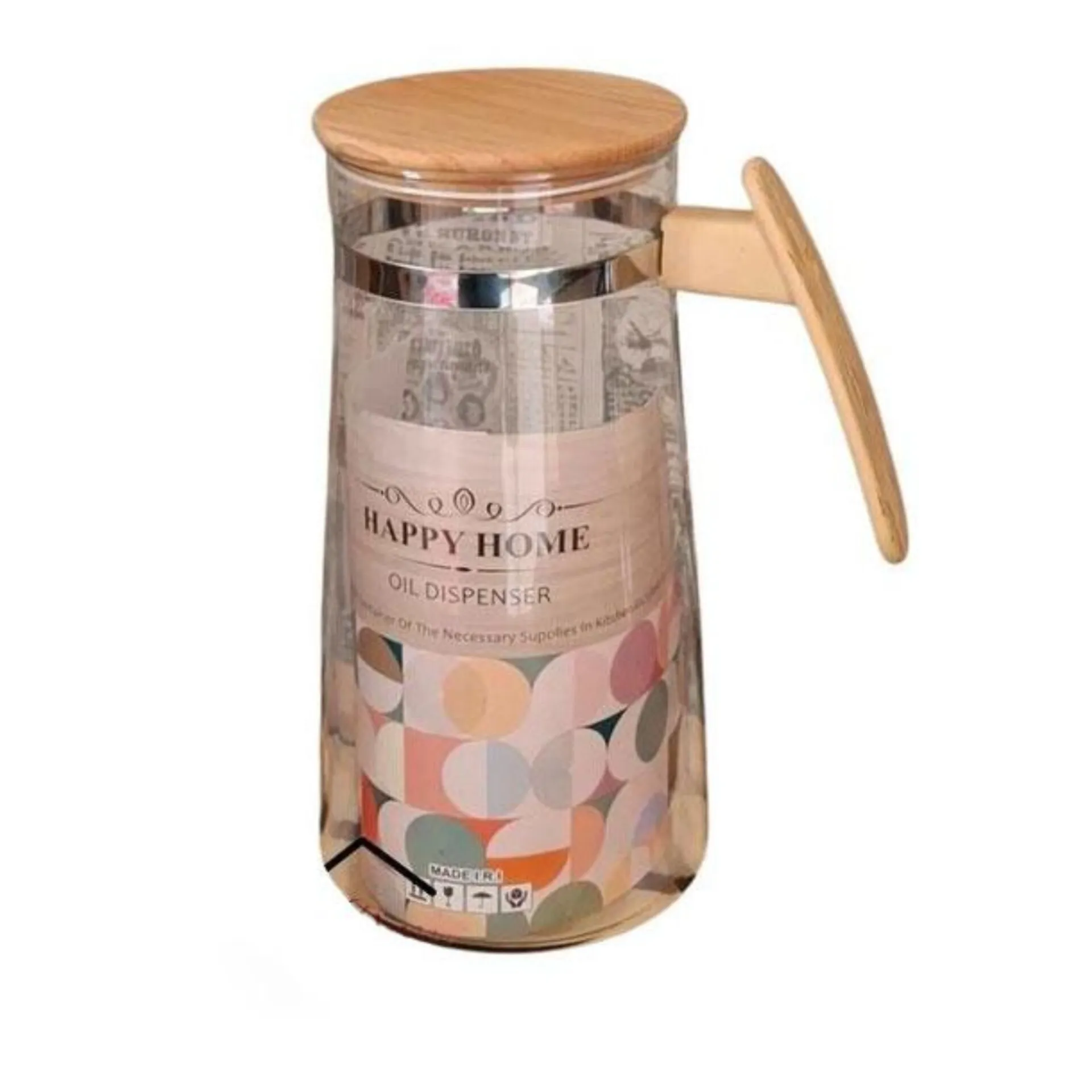 پارچ آب پیرکس هپی هوم درب پلاستیکی