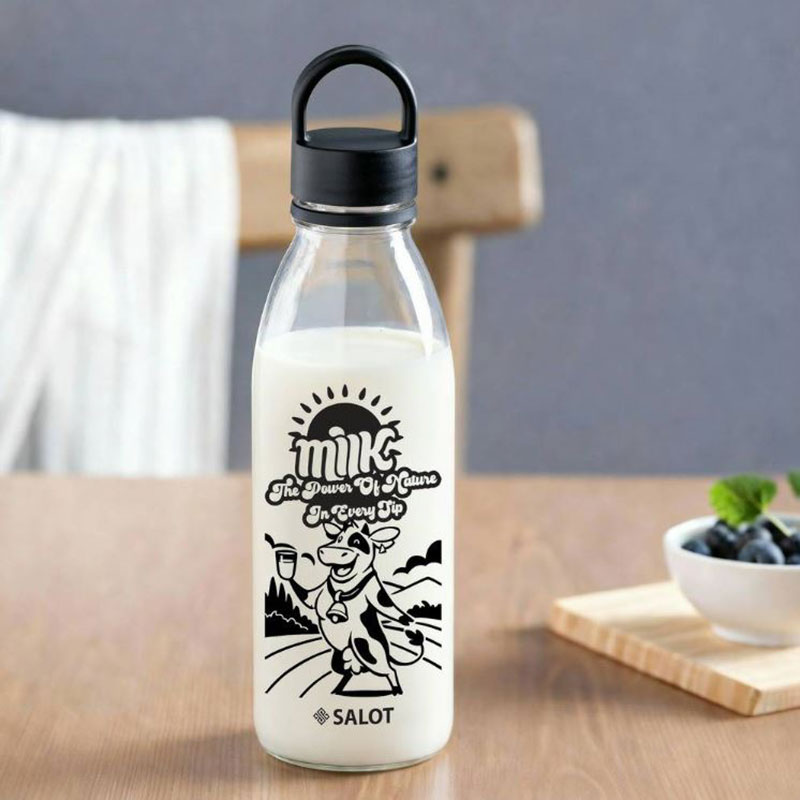 بطری شیر و آبمیوه سالوت