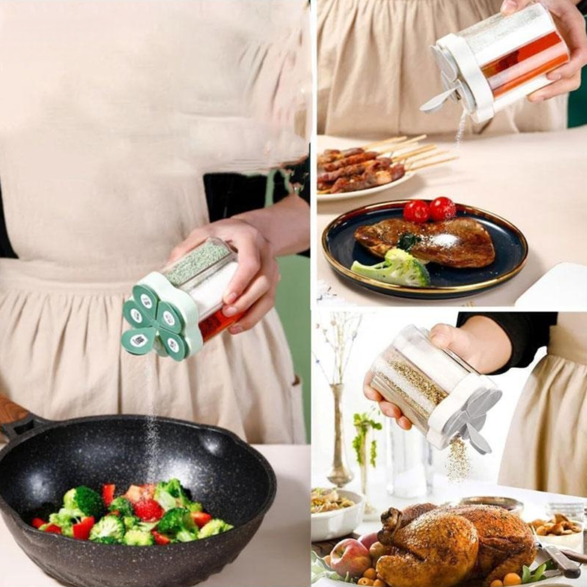 ادویه پاش مسافرتی 5 خانه pico