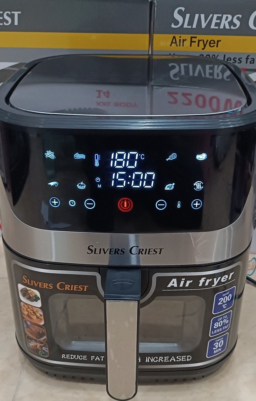 سرخ کن بدون روغن ۱۵ لیتری ۲ المنت اسلیور کرست